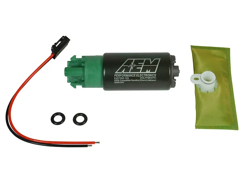 Aem 340Lph 65Mm Fuel Pump Kit W/ Mounting Hooks - Ethanol Compatible 1