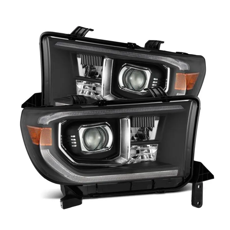Alpharex 07-13 Toyota Tundra/08-17 Sequoia G2 Pro-Series Projector Headlights Black -No Lvl Adjuster 1