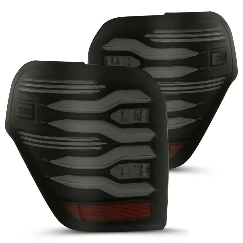 Alpharex 10-21 Toyota 4Runner Luxx Led Taillights Blk W/Activ Light/Seq Signal 1
