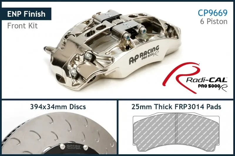 Ap Racing By Essex Radi-Cal Enp Competition Brake Kit (Front 9669/394Mm)- Porsche 991 Gt3/3Rs/2Rs 1
