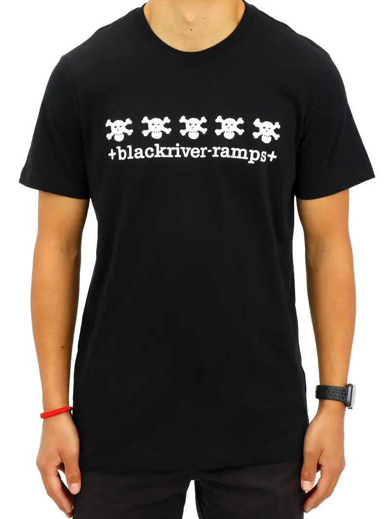 Blackriver 5 Skulls Organic T-Shirt 1