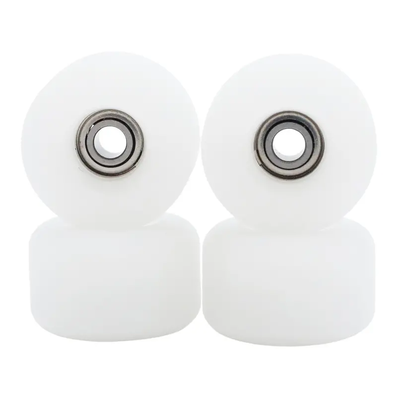 Blistered Conical Full 72D Ultra Fingerboard Wheels - White 1
