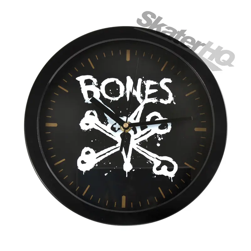Bones Wall Clock - Black 1
