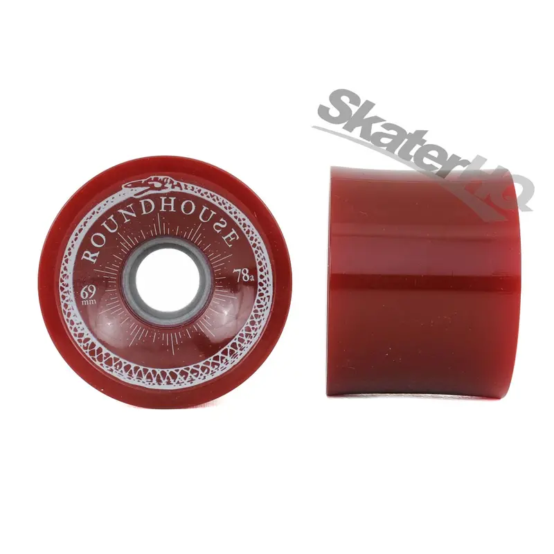 Carver Roundhouse Concave 69Mm/78A 4Pk - Burgundy 1