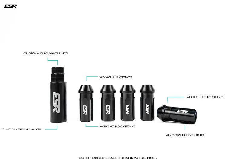 Cold Forged Titanium Lug Nuts 1