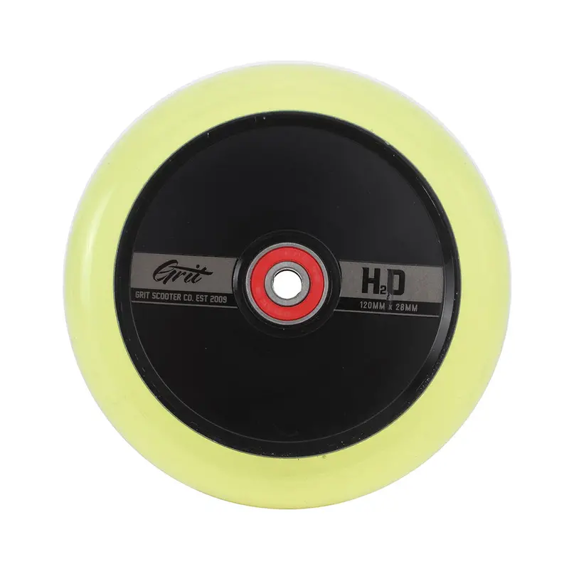 Grit H2o 120X28mm Wheel - Black/Clear Yellow 1