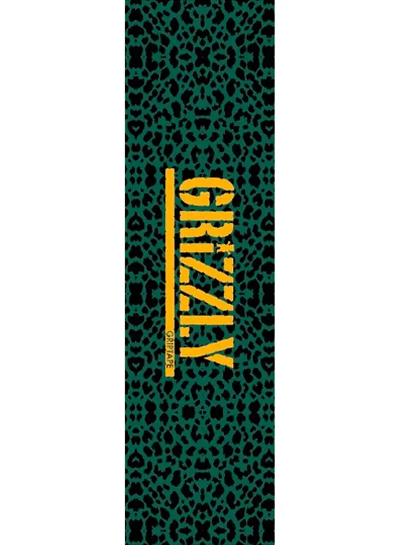 Grizzly Cheetah Stamp Grip Tape 1