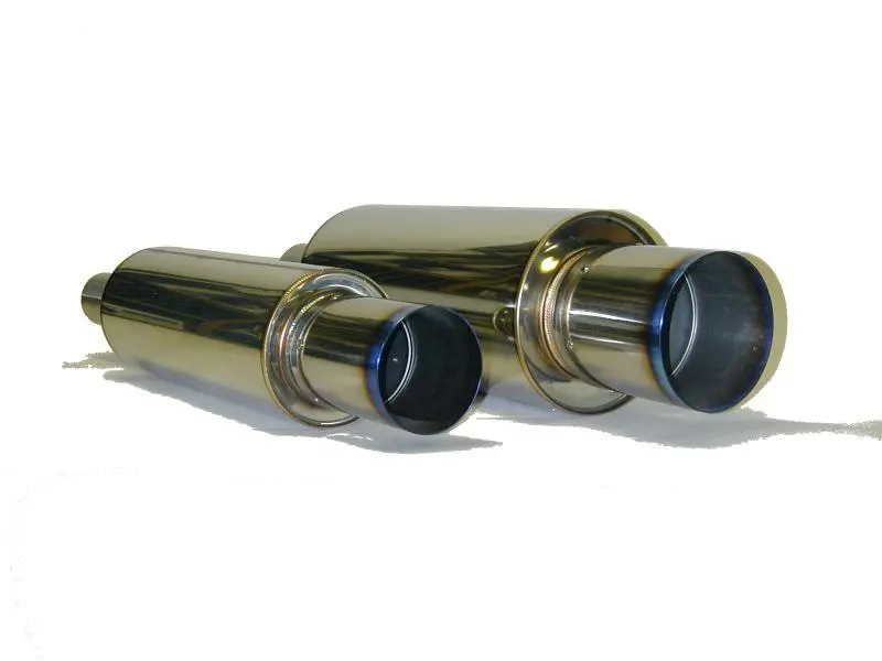 Hks Universal Stainless Hi Power 170Mm Titanium Muffler 1