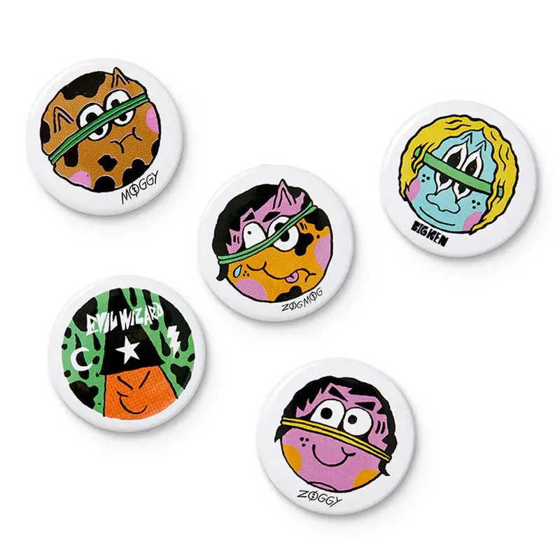 Krom Zoggy N' Moggy Pins 1