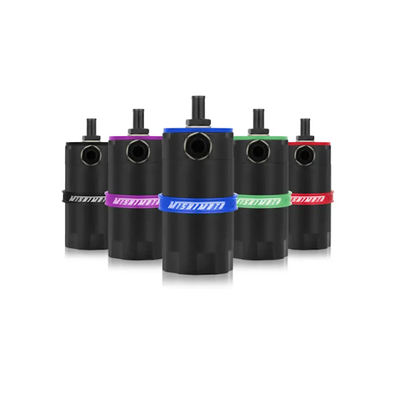 Mishimoto Universal Baffled Oil Catch Can - Red 1