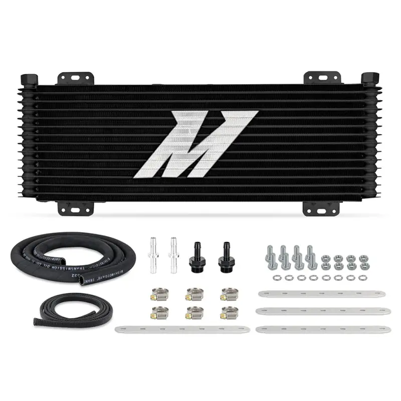 Mishimoto Universal Stacked Plate Trans Cooler 13 Row Black 1