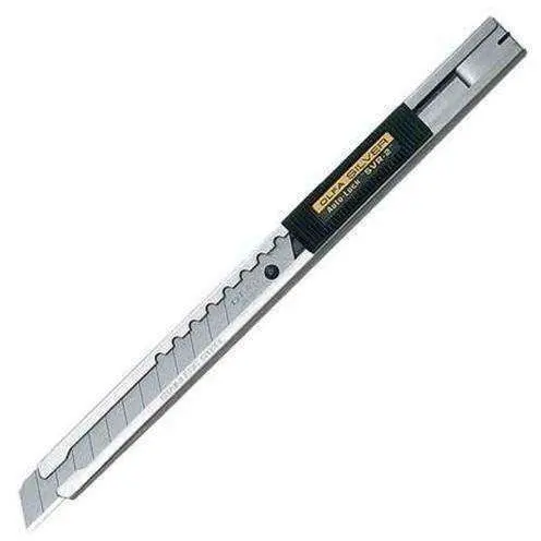 Olfa Svr-2 Snap-Off Utility Knife, 5 1/2 In, Silver 1