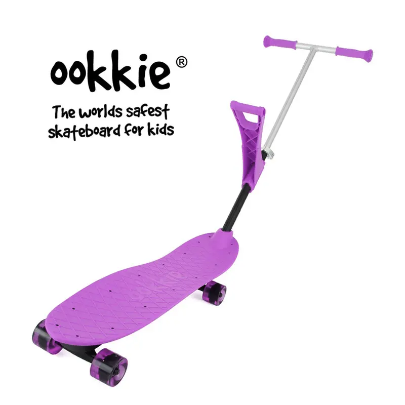Ookkie Learner Skateboard - Purple 1