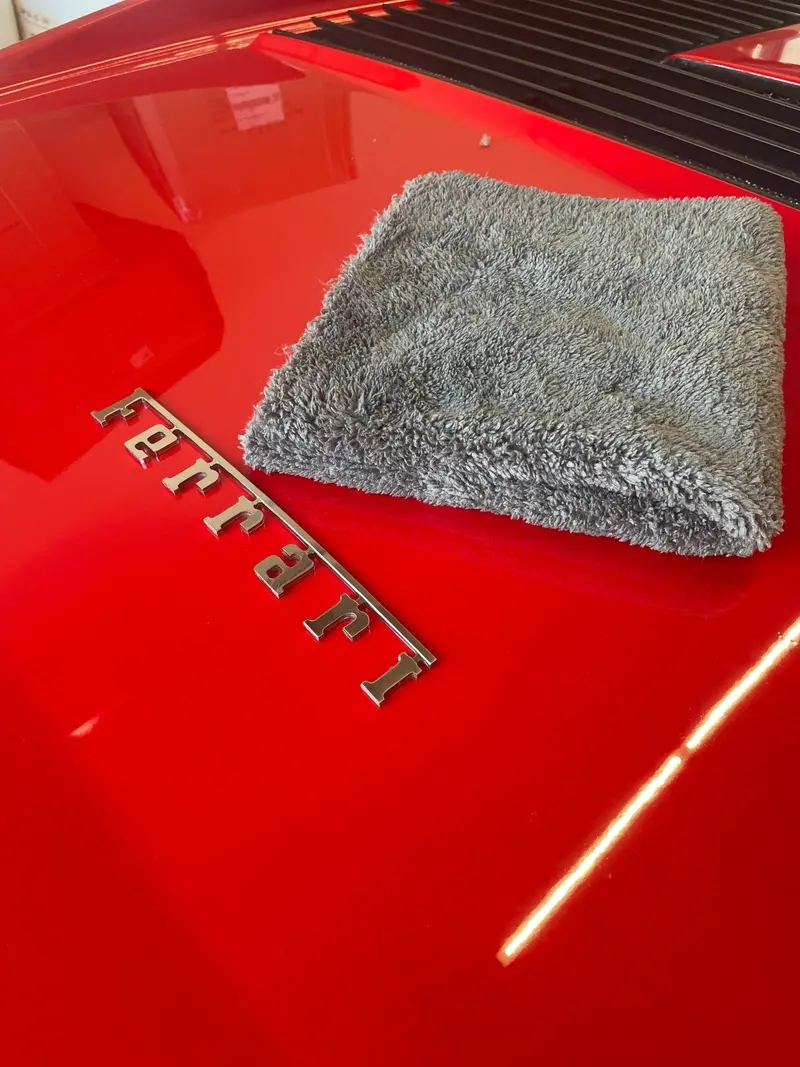 Plush Detailing Towel 470 Gsm - Grey 1
