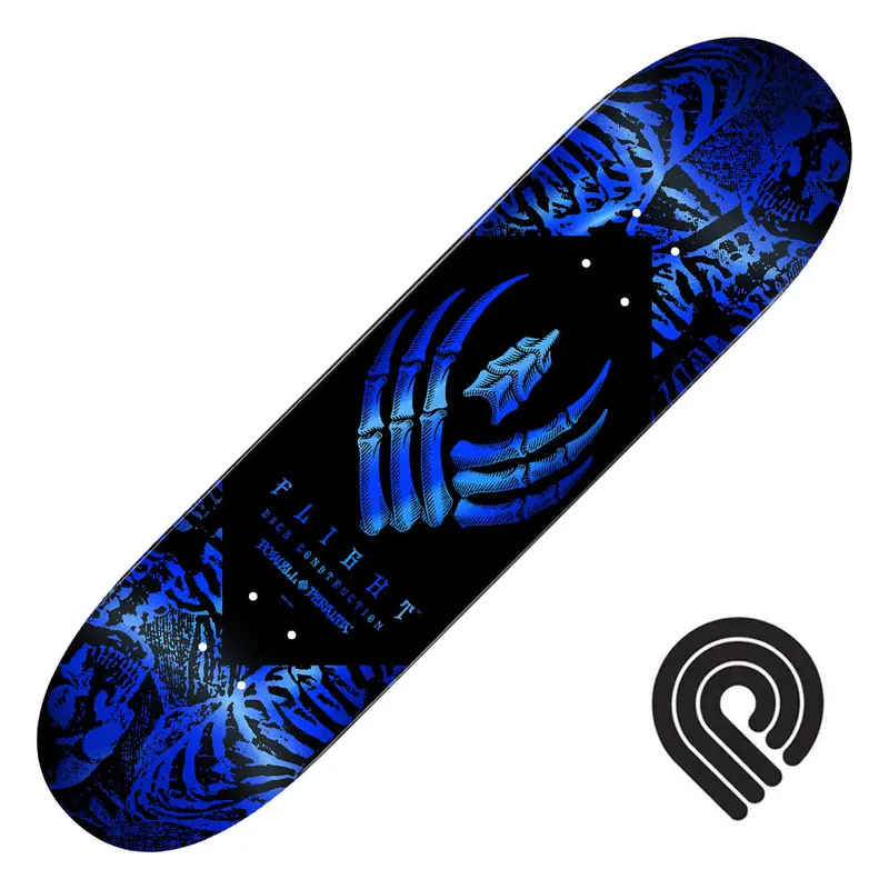 Powell Peralta Flight Skeleton 8.75 Deck - Blue Foil 1