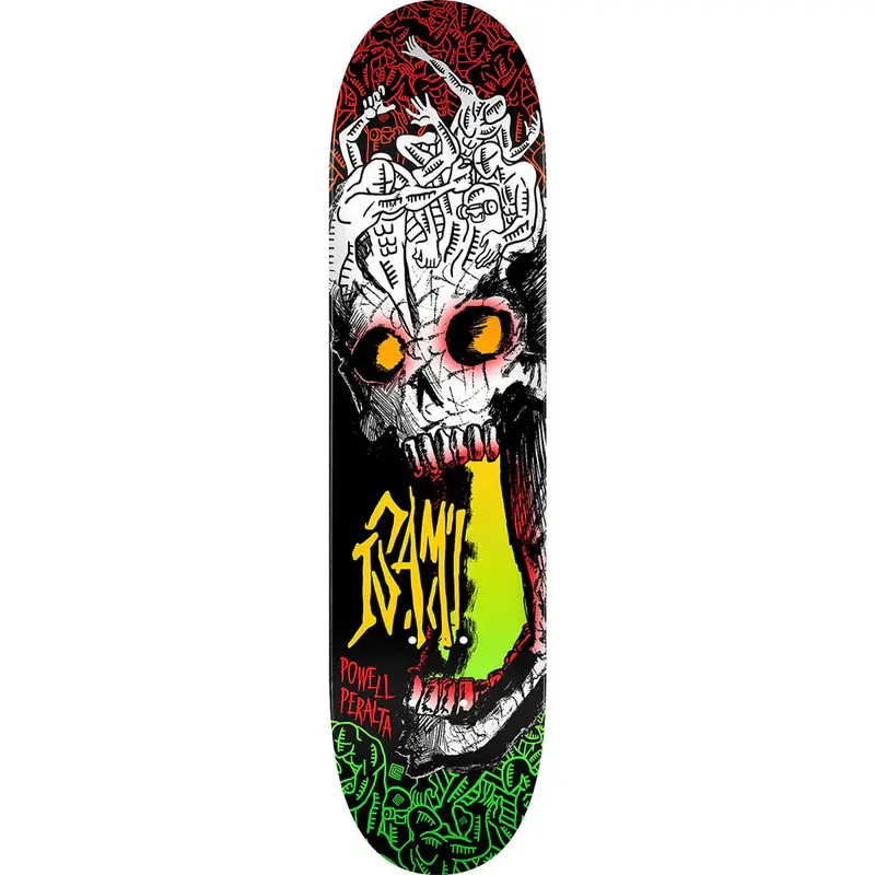 Powell Peralta - Isamu Yamamoto Skull 8.0 Skateboard Deck 1