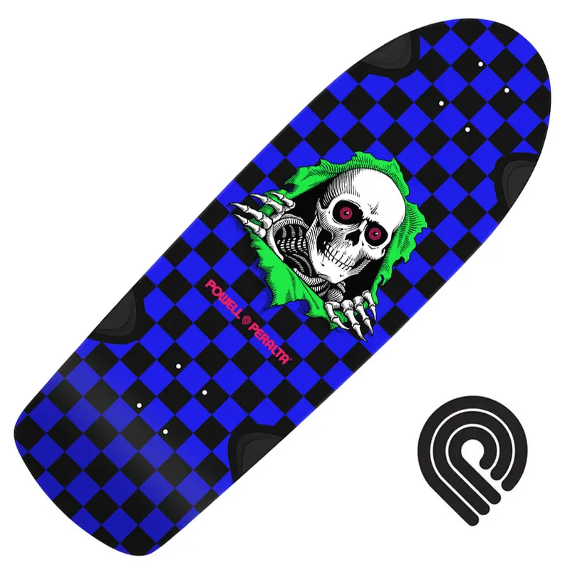 Powell Peralta Og Ripper 10.0 Deck - Blacklight Checkered 1