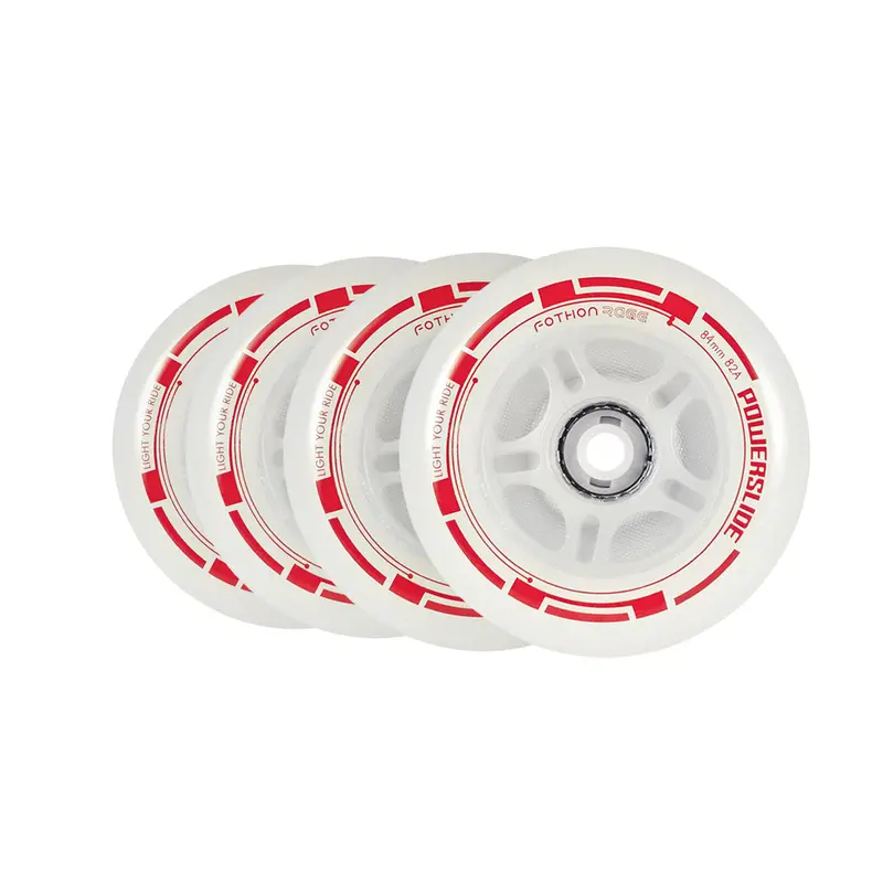 Powerslide Fothon Led Wheels 4Pk - Rage Red 1