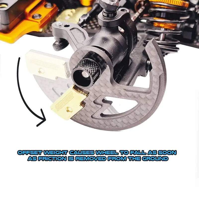 Rc Maker - Geocarbon Hd Weighted Tweak Wheel Set For 1/10 Tc 1