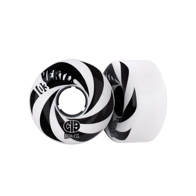 Reckless Cib Vertex 61Mm 103A Wheels 4Pk - White/Black 1