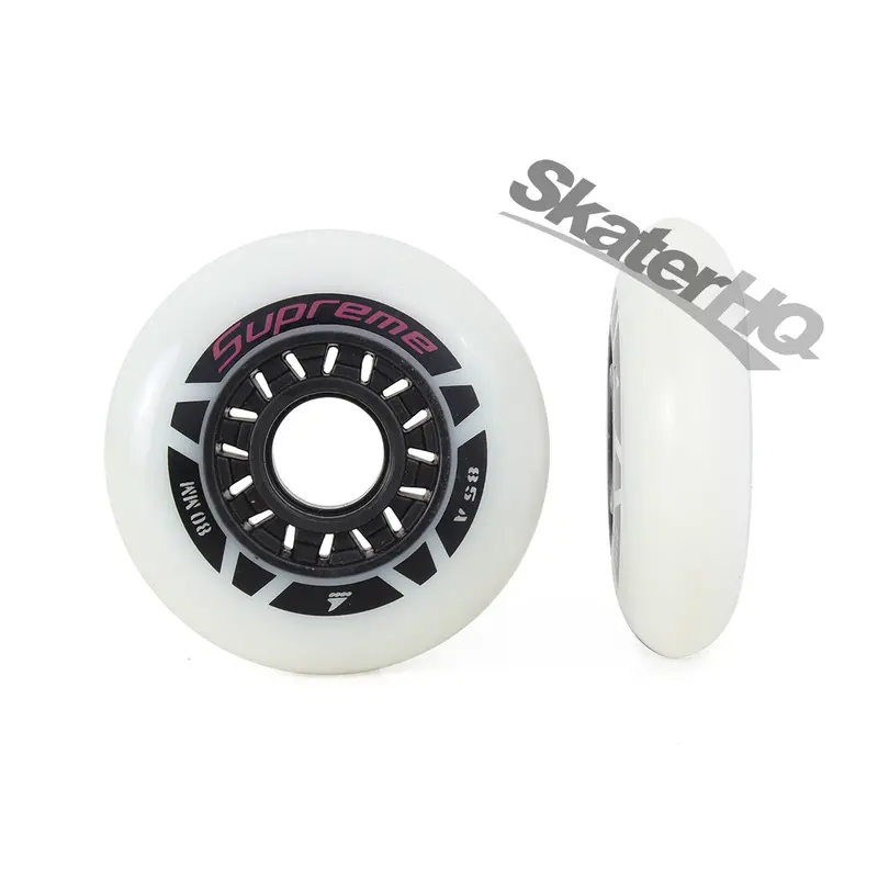 Rollerblade Supreme 80Mm/85A 8Pk - White/Black 1