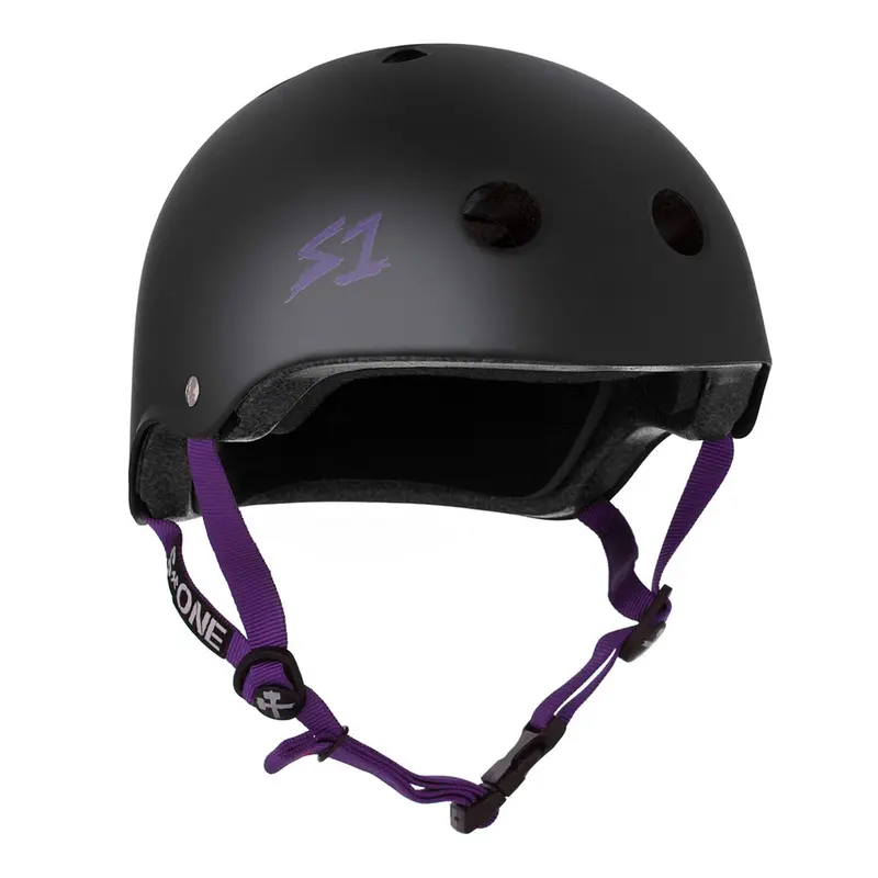 S-One Lifer Helmet - Black/Purple Matte 1