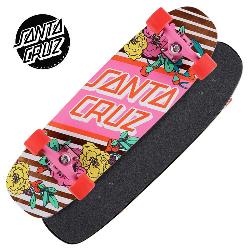 Santa Cruz Floral Stripe 29.4 Street Cruzer Complete 1