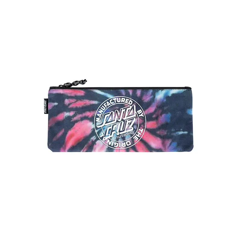 Santa Cruz Mfg Dot Pencil Case - Multi Tie Dye 1