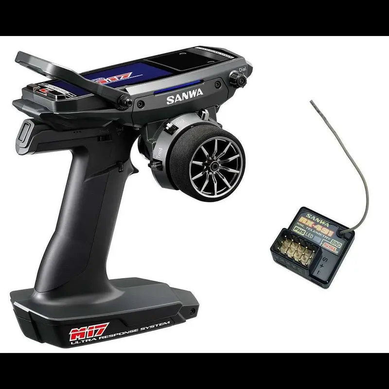 Sanwa M17 Fh5 4-Channel 2.4Ghz Radio System (W/Rx-491 Receiver) 1