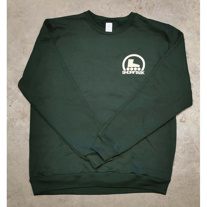 Shop Task Crewneck - Forest Green 1