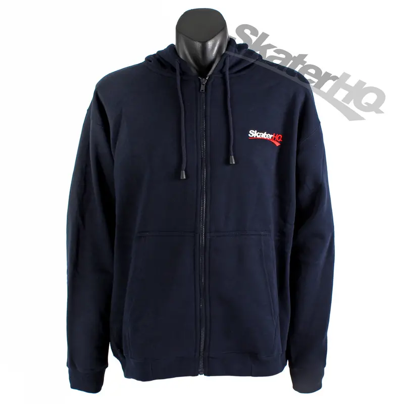 Skater Hq Adult Zip Hoody - Navy 1
