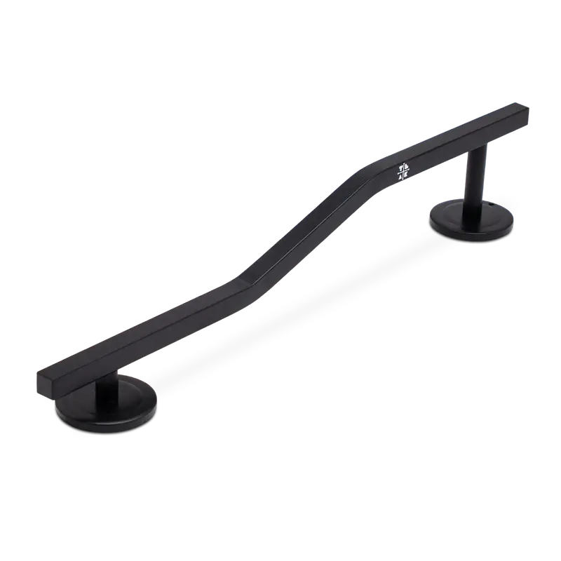 Teak Tuning Square Bi-Level Fingerboard Rail - 12" 2