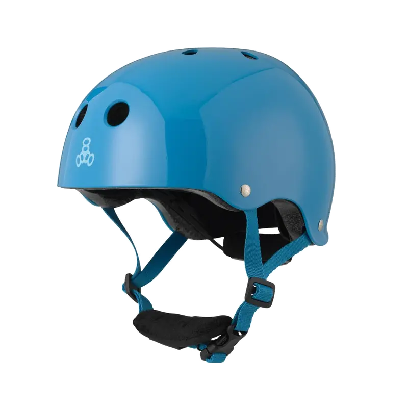 Triple 8 Lil 8 Dual Certified Helmet - Blue Gloss 1