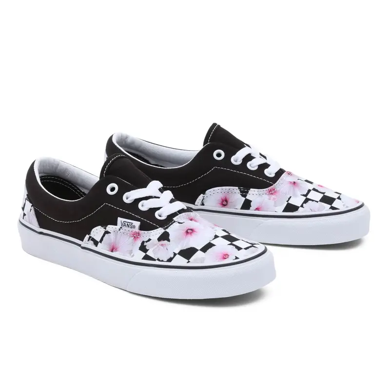 Vans Era Shoe - Hibiscus Check 1