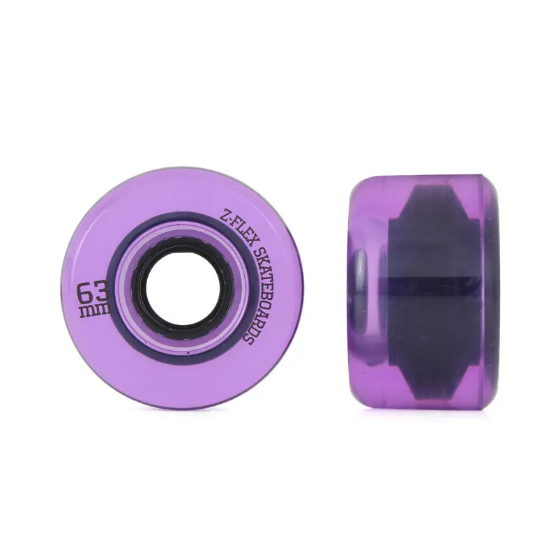 Z-Flex Z-Smooth V2 63Mm 4Pk - Clear Purple 1