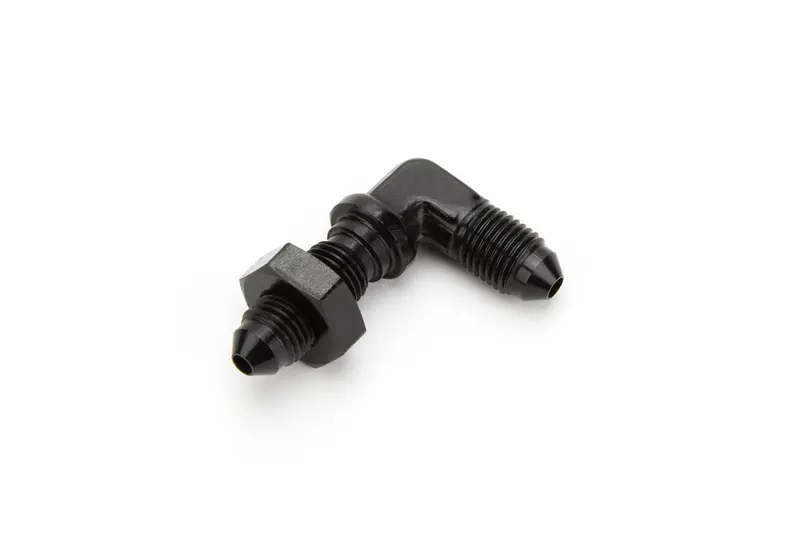 Aeroquip Fcm5799 Alum 90 Deg Bulkhead Union #3 Flare Black 1