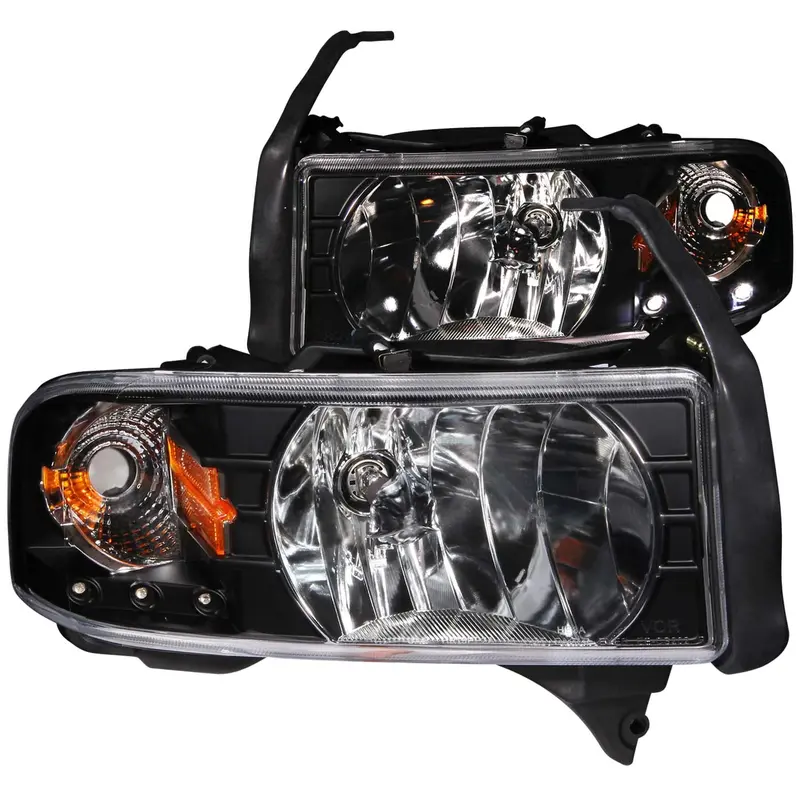 Anzo Usa 111205 Led Crystal Headlight Set – Clear Lens, Black Housing (Pair) 1