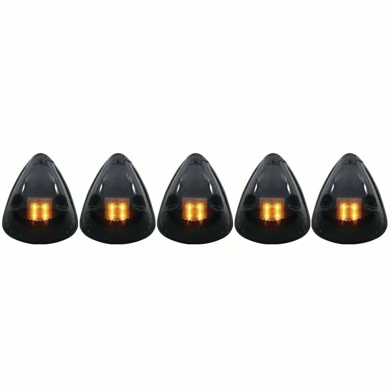 Anzo Usa 861076 Cab Roof Light Assembly – Smoke Lens, 5-Piece Set (Harness Not Included) 1