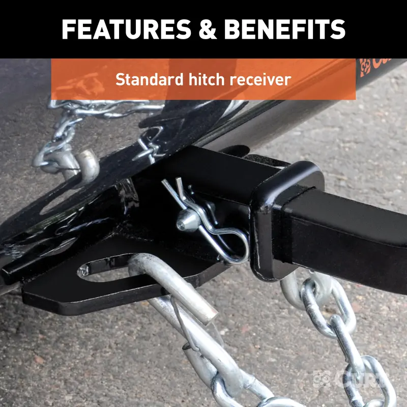 Curt 11816 Class 1 Hitch; 1-1/4In. Receiver; Select Mercedes-Benz 300Ce; 300D; 300E; 400E 1