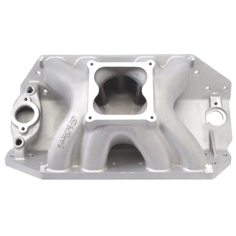 Edelbrock Big Victor High-Velocity Intake Manifold – Bbc Spread Port, 10.2" Deck Height 1