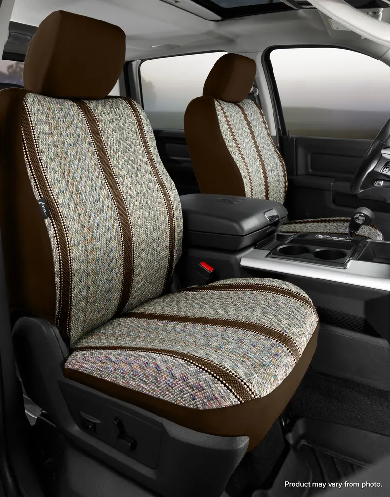 Fia Tr48-5 Brown Universal Seat Covers Designed For Jeep Wrangler Models 1