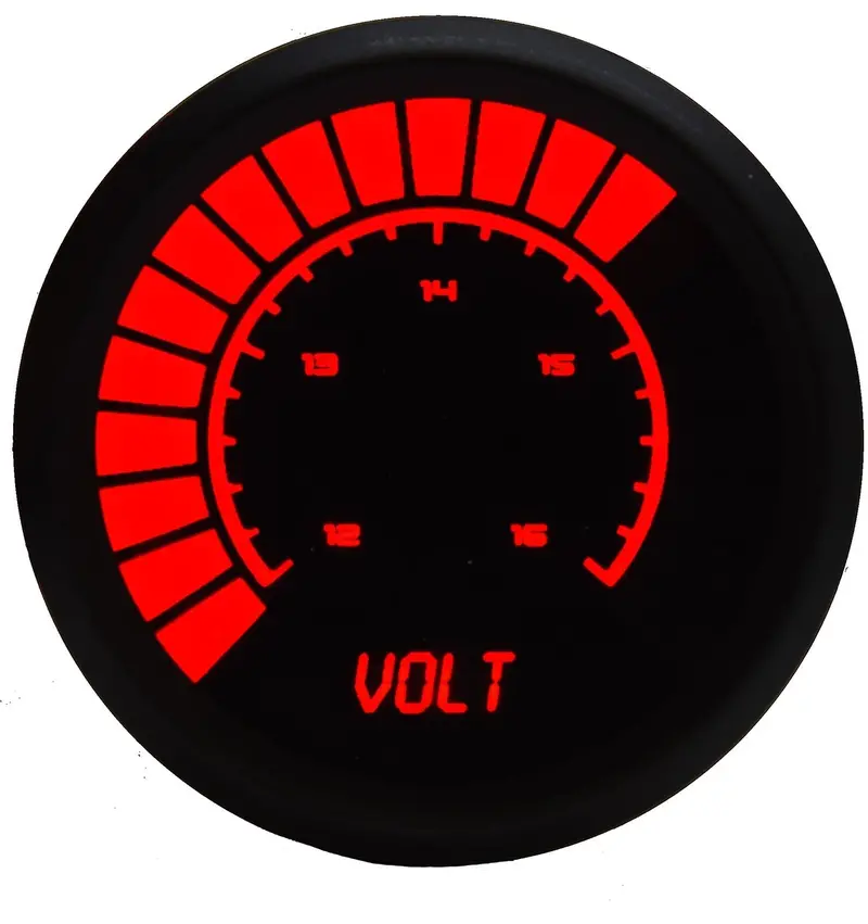 Intellitronix B9015R 2-1/16-Inch Analog Bargraph Voltmeter (12–16V) 1