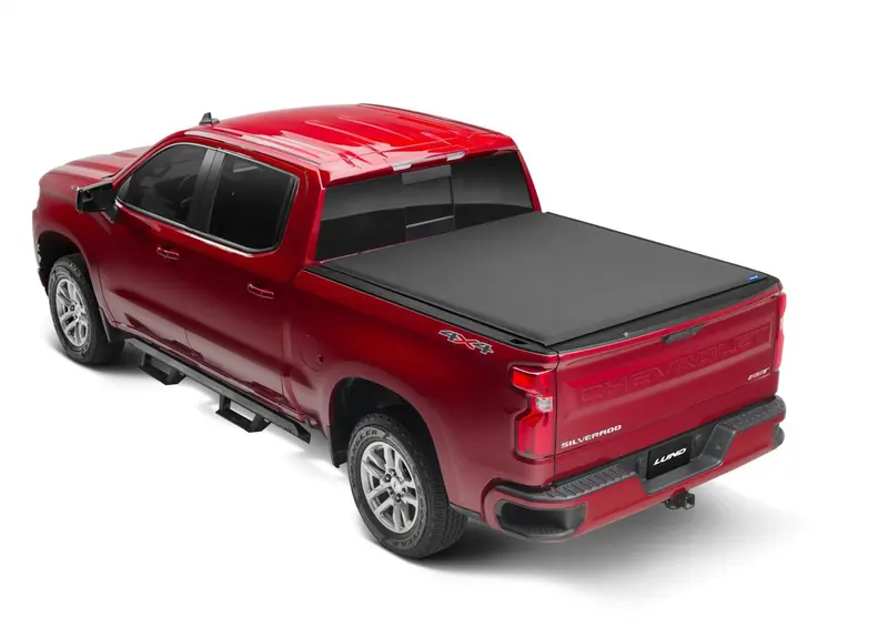 Lund Genesis Elite Roll-Up Tonneau Cover – Durable Black Vinyl Truck Bed Cover 1