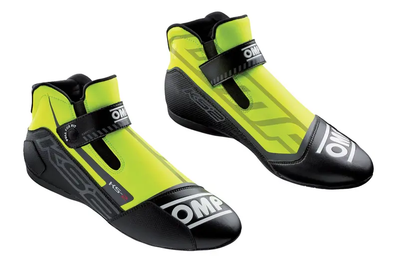Omp Ic82505945 Ks-2 Fluorescent Yellow & Black Racing Shoes – Size 45 1