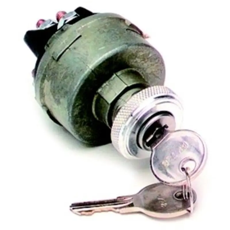 Painless Wiring 80153 Universal Ignition Switch; Dash Mounted Ignition Switch W/Two Keys; 1