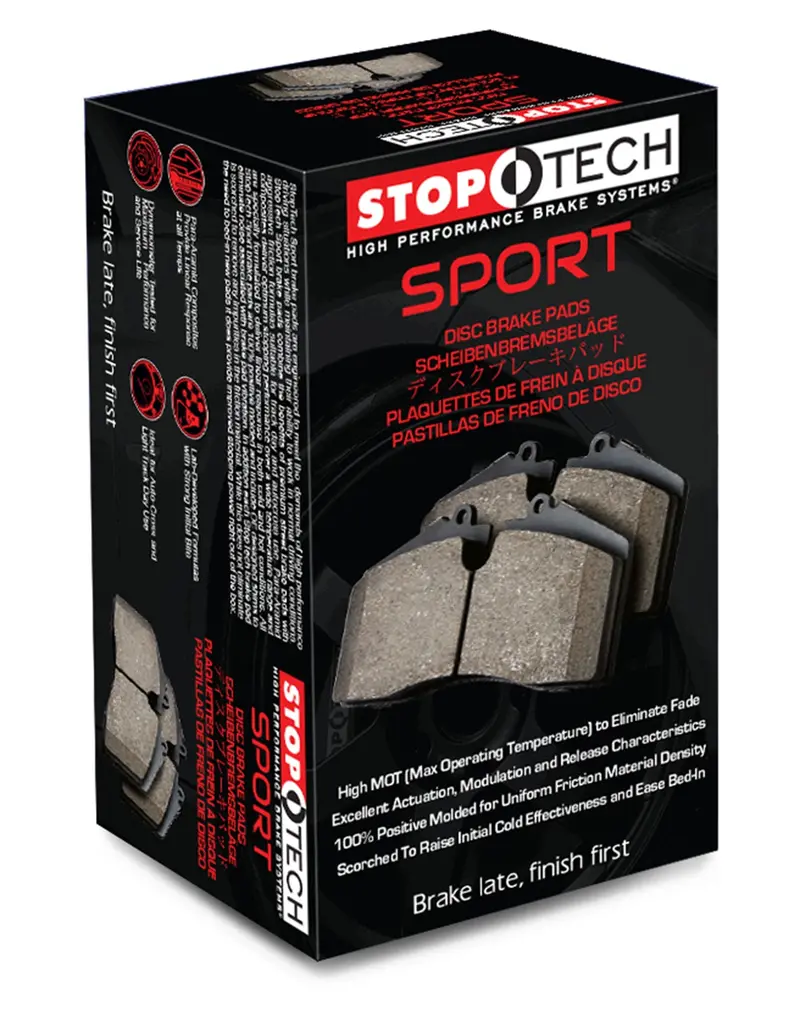 Stoptech 309.09192 Stoptech Sport Brake Pads With Shims And Hardware 1