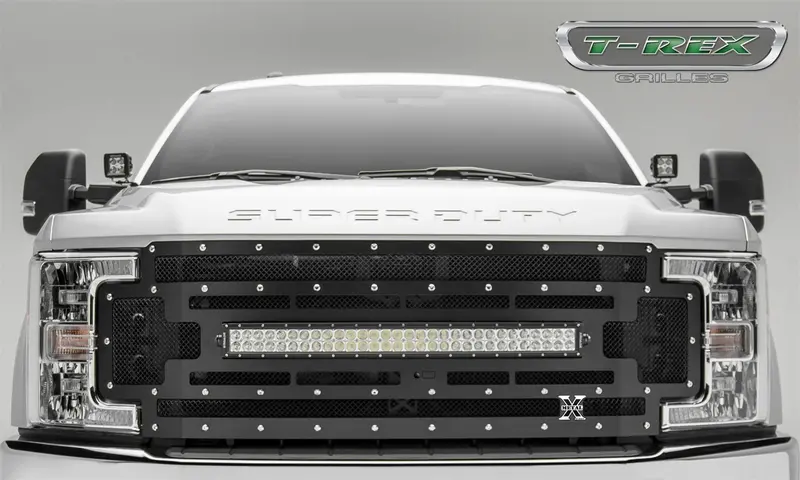 T-Rex Grilles 6315371 Torch Series Led Light Bar Grille – Integrated Illumination For Trucks 1