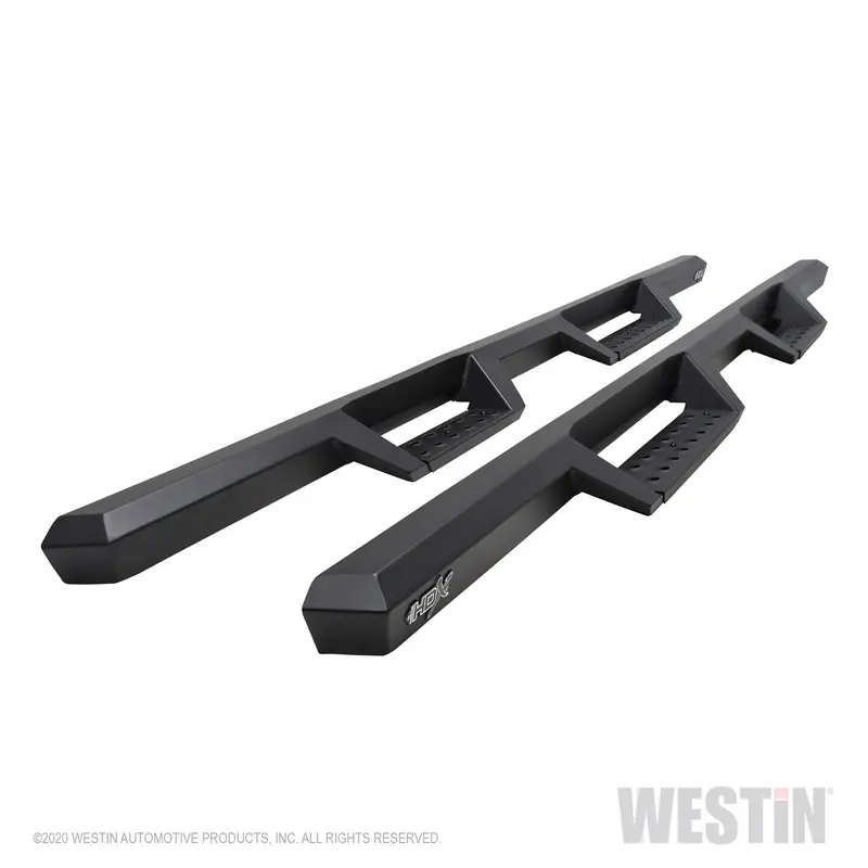 Westin 56-14165 Hdx Drop Step Nerf Bars – Textured Black Steel Side Steps 1